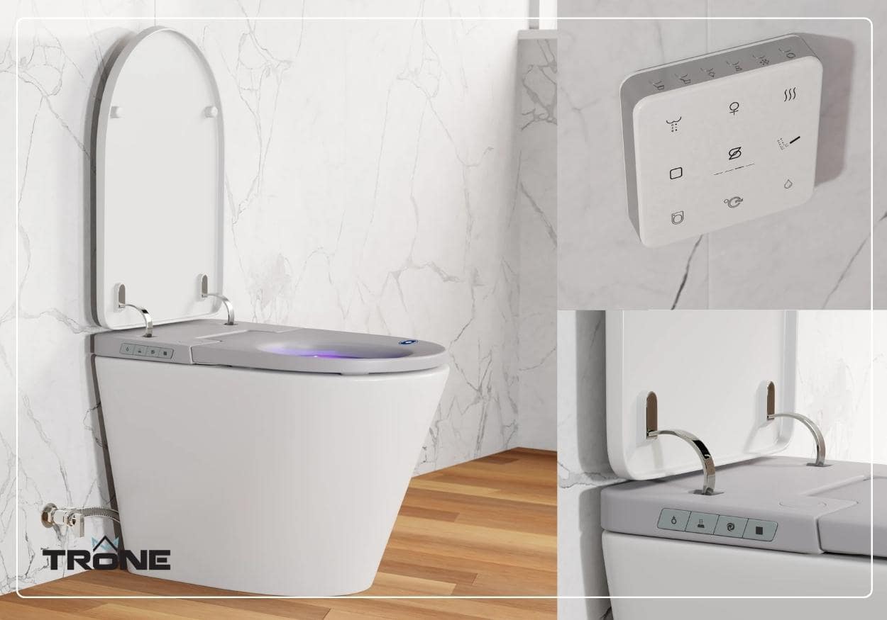 Photo of the Trone Ganza bidet toilet.