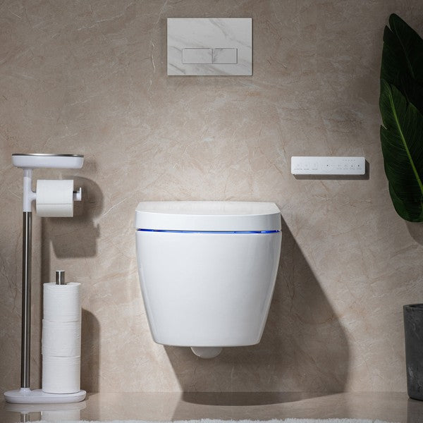 Black Electronic Wall Hung Smart Toilet (SB1)