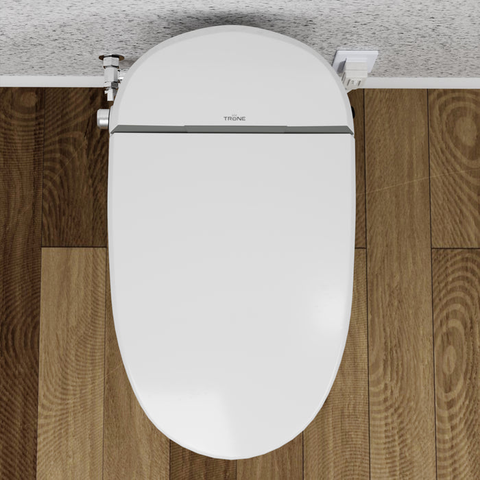 Top view of Chiaro Smart Bidet Toilet, White
